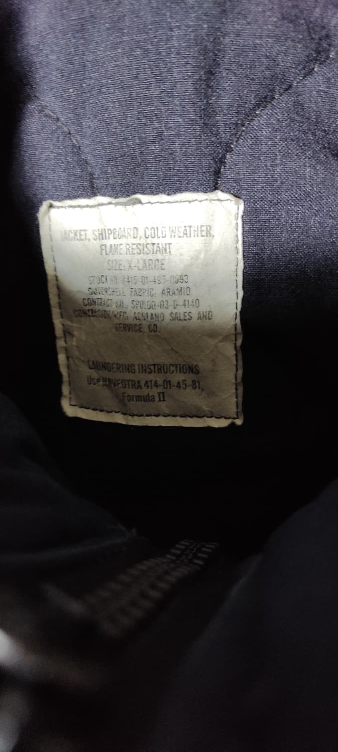 00s 미해군 쉽보드 자켓 표기 xl 상품이미지5