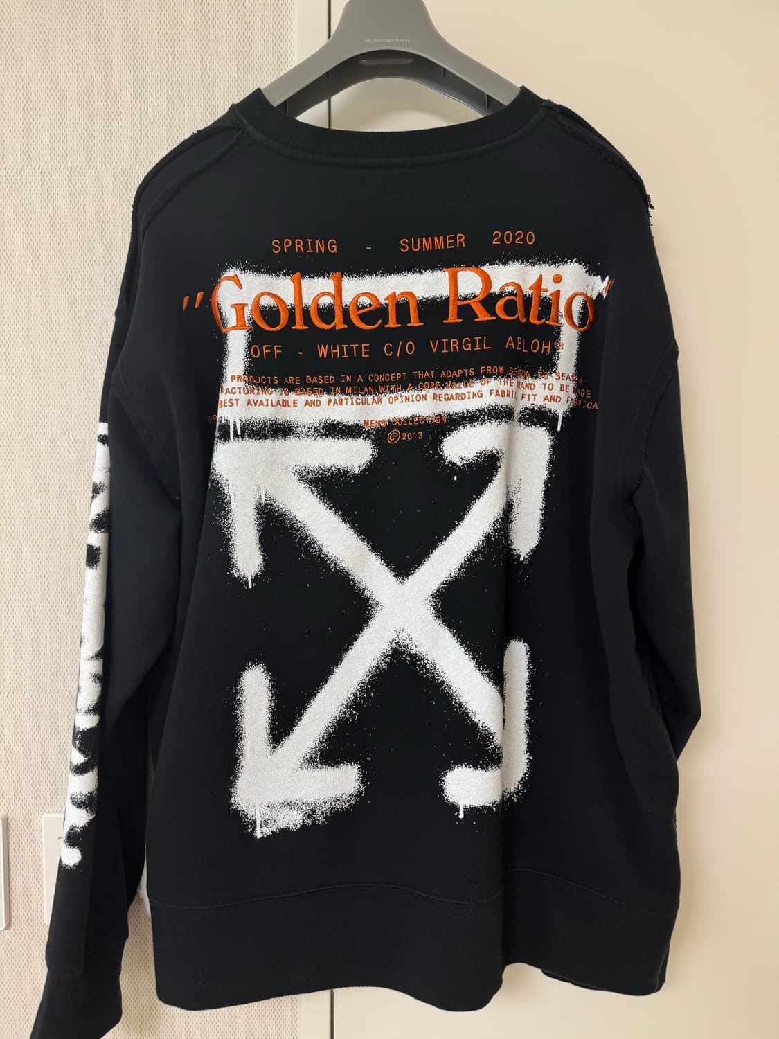 오프화이트 Golden Ratio  롱슬리브  상품이미지6