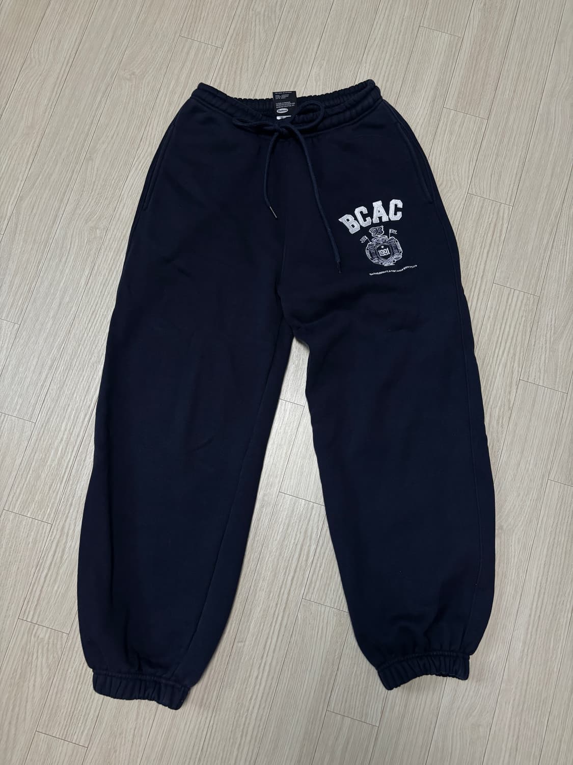 배드블러드 BCAC 엠블렘 헤비웨이트 조거팬츠 네이비 XS 상품이미지6
