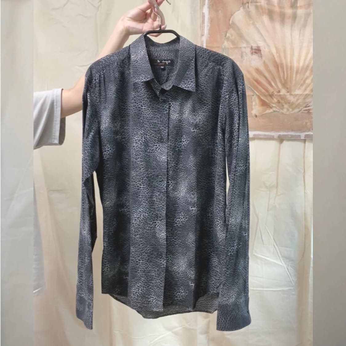 아네스베 레오파드 오버핏 셔츠 상품이미지1