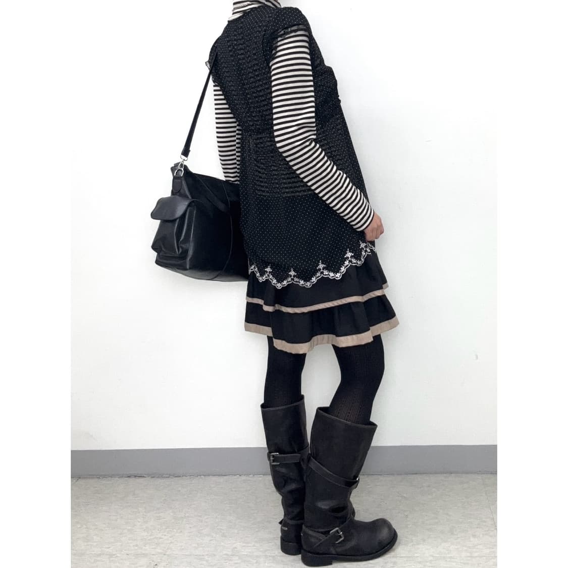 빈티지 블랙 캉캉 스커트 상품이미지10