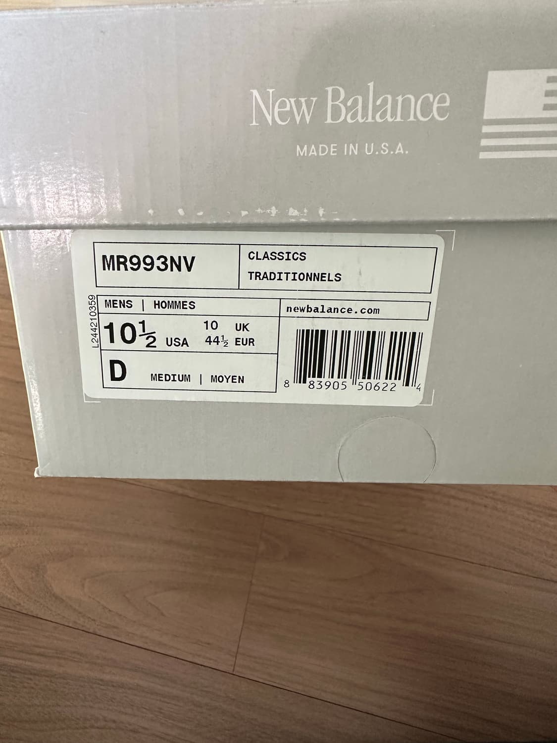 285 뉴발란스 993 네이비 mr993nv 상품이미지10