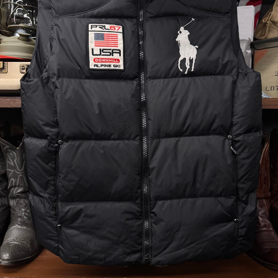 폴로 랄프로렌 스키 RL67 USA 다운힐 아웃도어 패딩 베스트 N228 상품이미지4