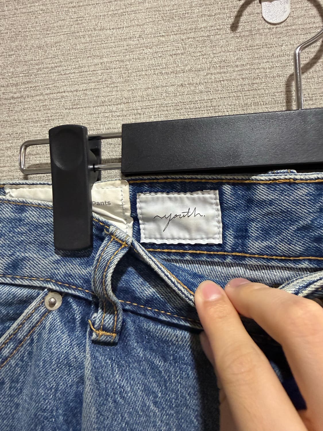 유스 스트럭처외이드데님 7.5 상품이미지3