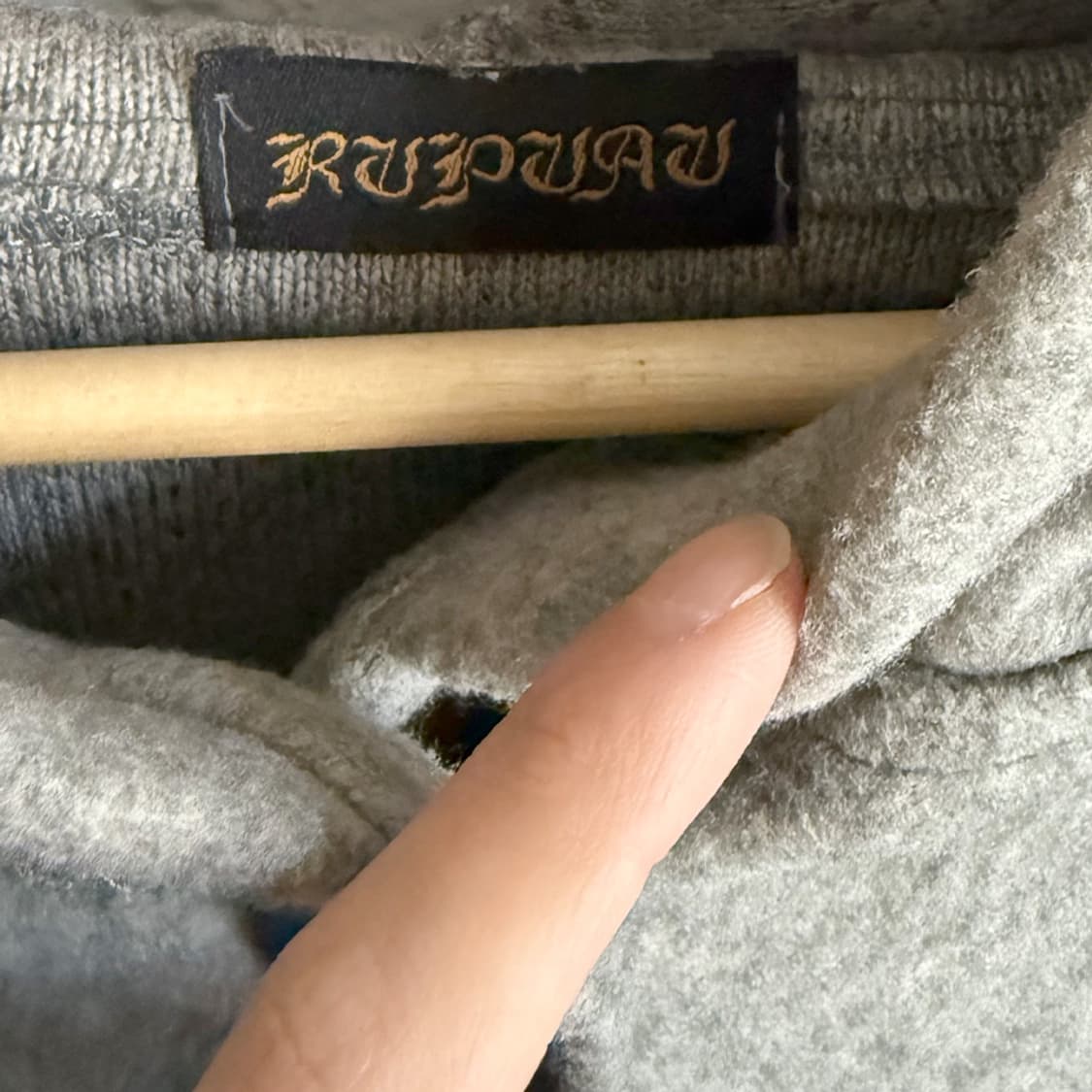 소프트 그레이 후드 탑 상품이미지6