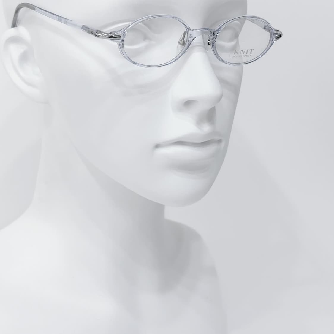 KNIT 소라색 오벌 뿔테 데드스탁 빈티지안경 상품이미지5