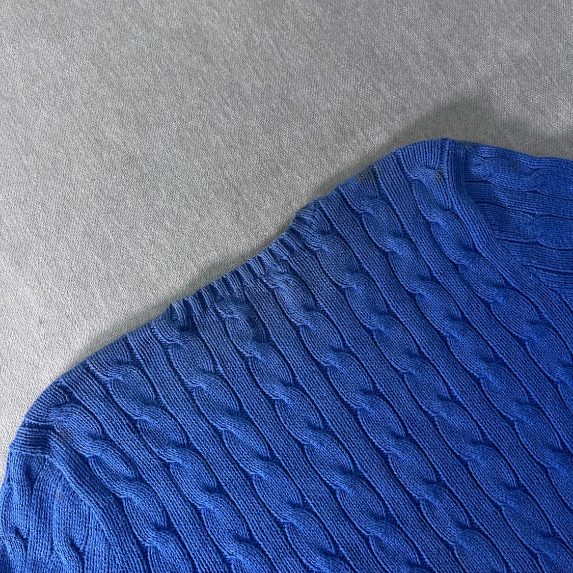 100 폴로랄프로렌 피마코튼 꽈배기 니트 상품이미지7