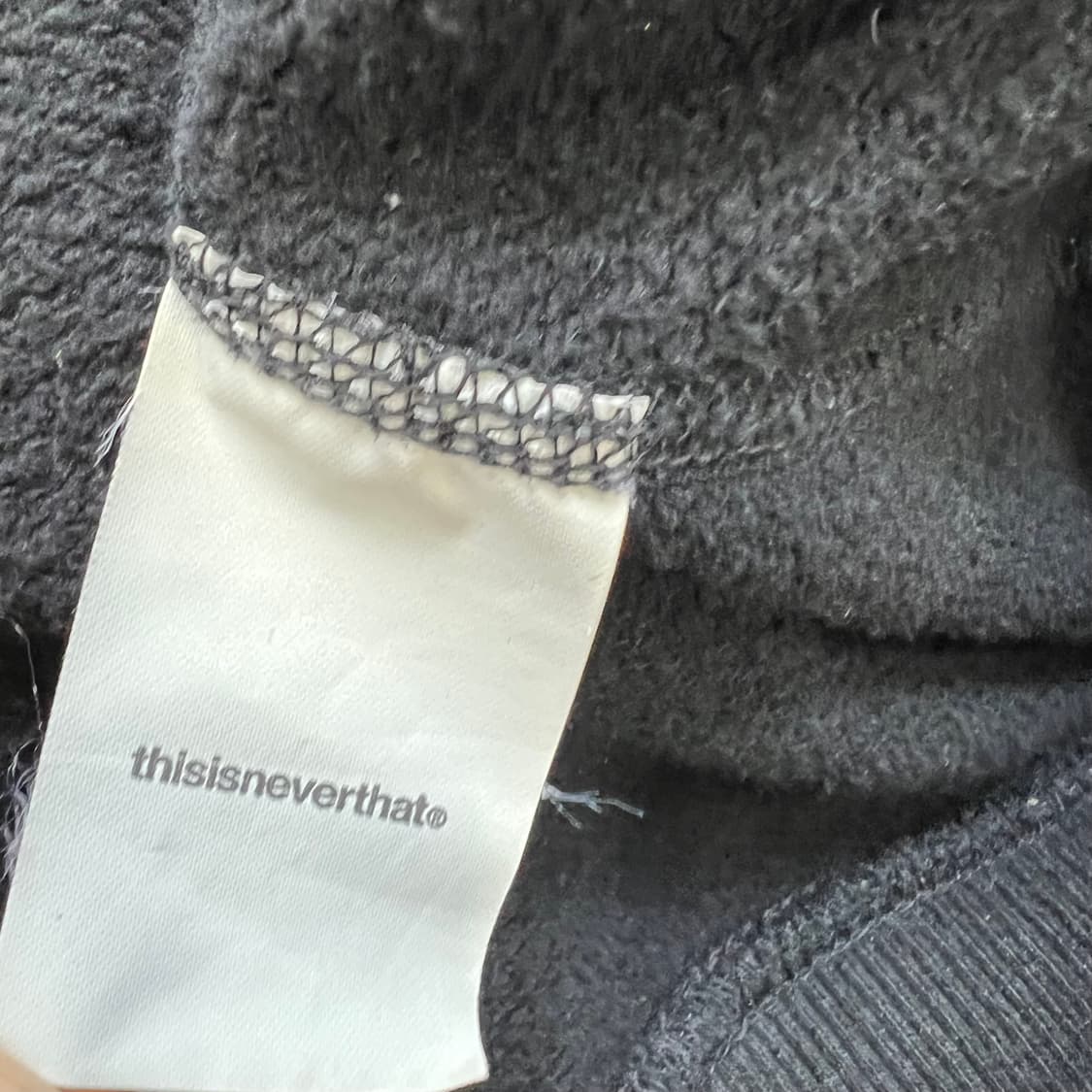 XL) 디스이즈네버댓 블랙 후드티 후드티셔츠 상품이미지5