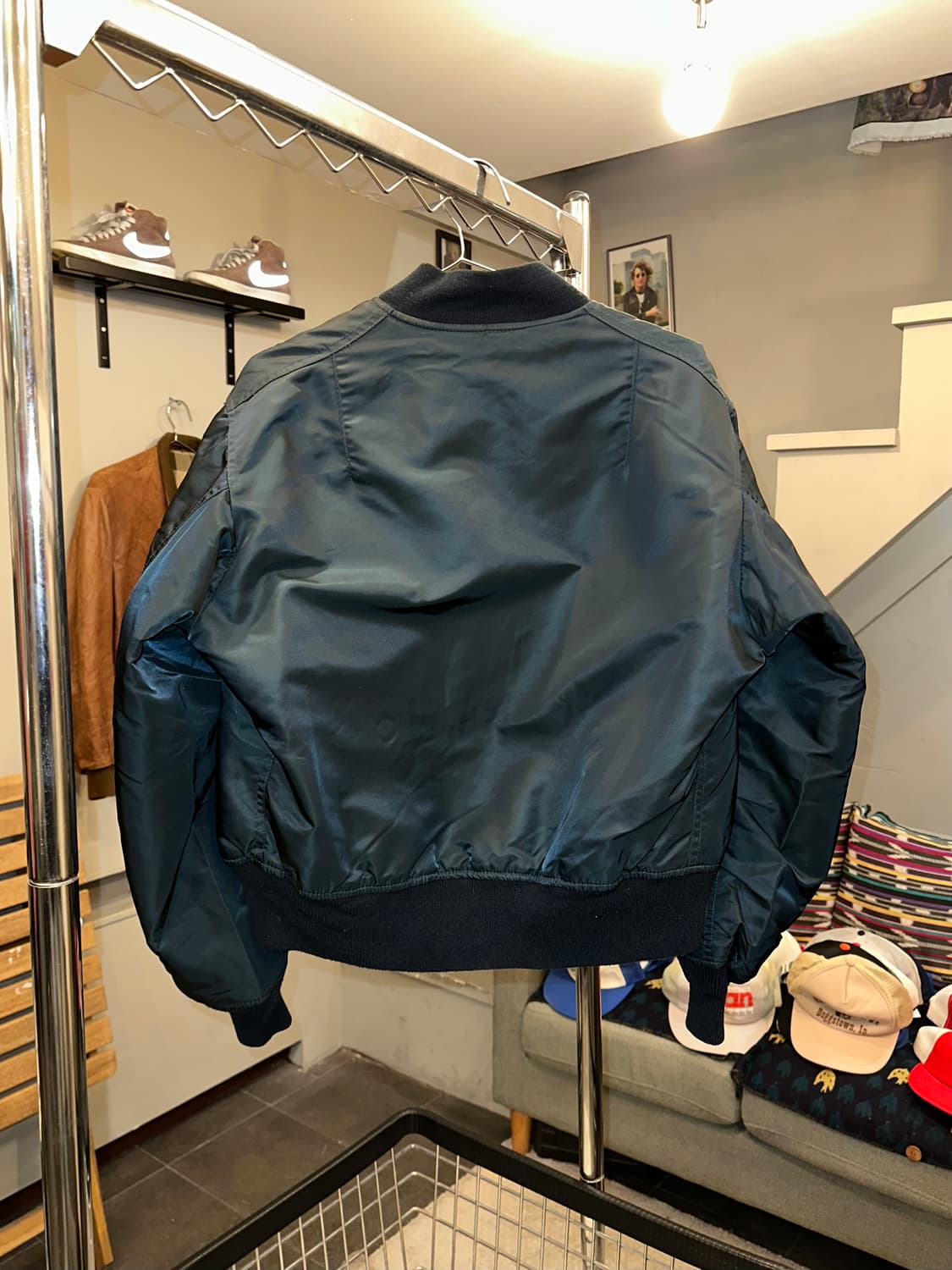 90’s Avirex logo Ma-1 flight  jacket 상품이미지9