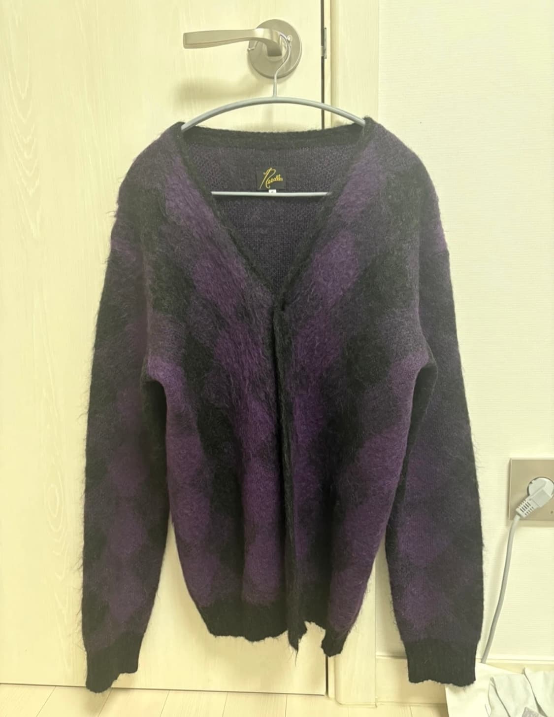 Needles 니들스 모헤어 가디건 퍼플/블랙 S 상품이미지2