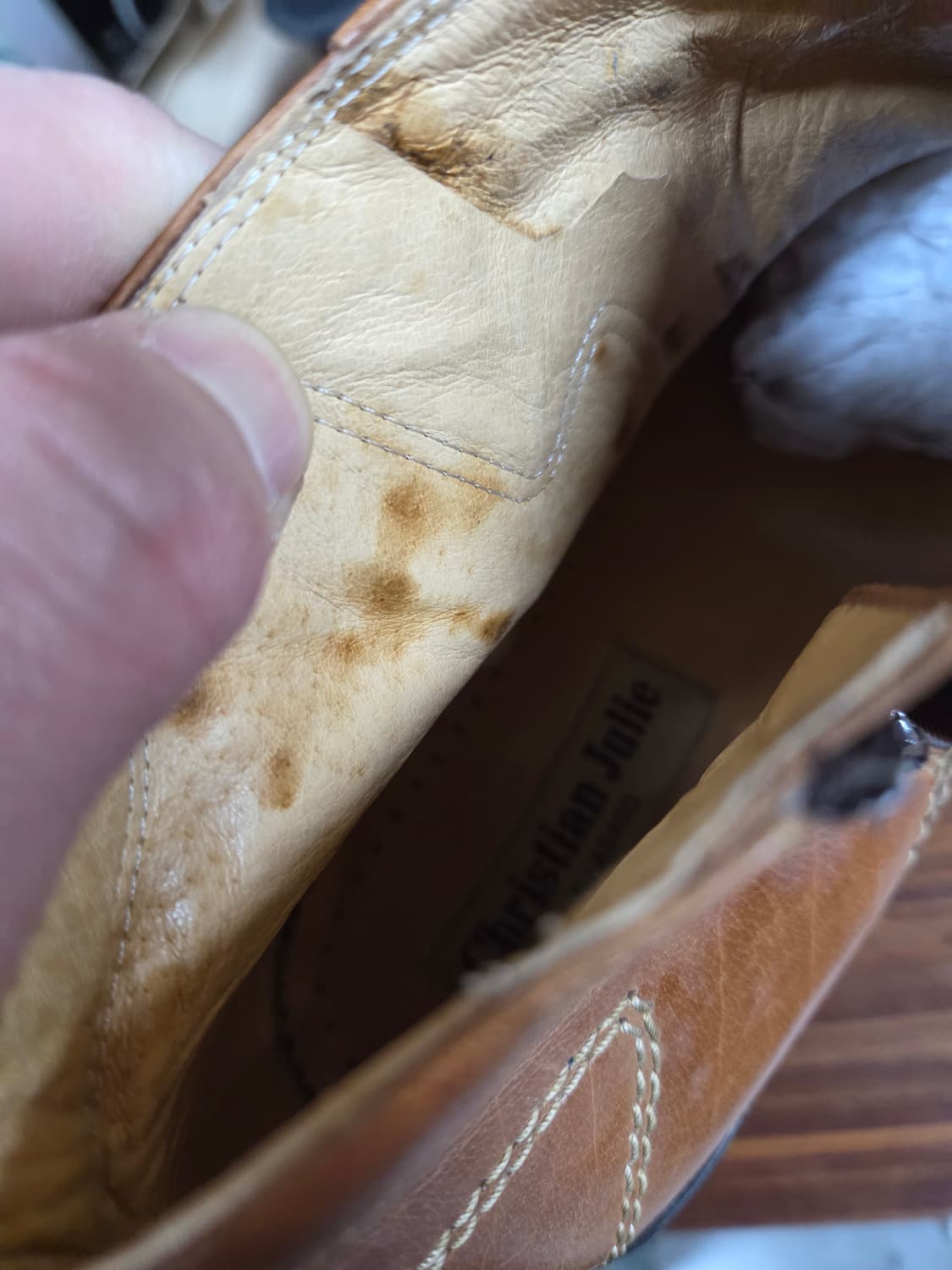 빈티지 크리스찬 쥴리 웨스턴 카우보이 미드 부츠 45사이즈 290 상품이미지8