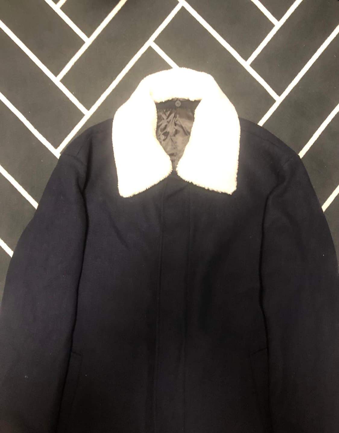 (80%할인특가중)편집샵새제품 프리미엄 양털 시어링 무스탕 코트/ 상품이미지5