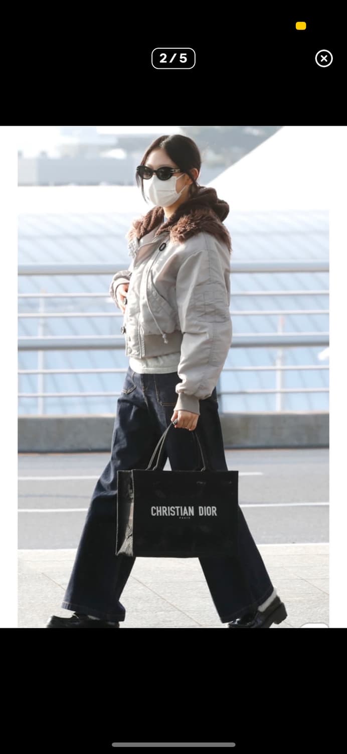 (미착용)오픈와이와이 아우터 faux fur zipper hood ma1 상품이미지3