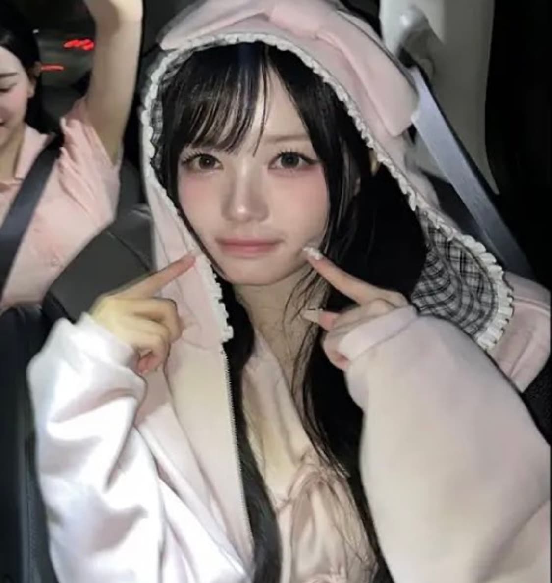 드라이로즈 빅 리본 후드집업 상품이미지1