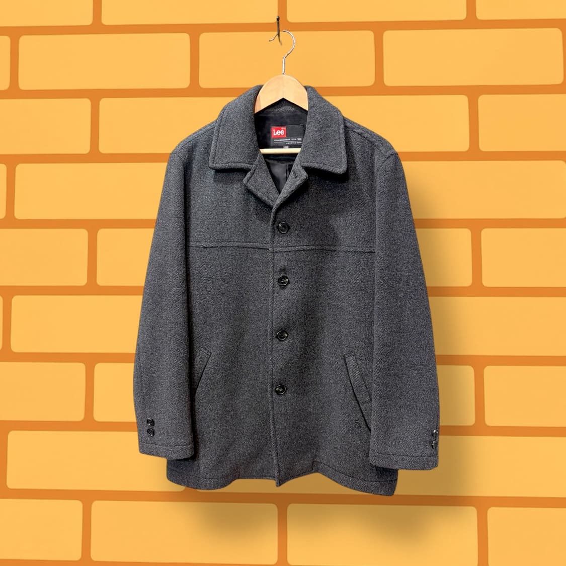 90s Lee 싱글 브레스티드 코트 (L) 상품이미지1