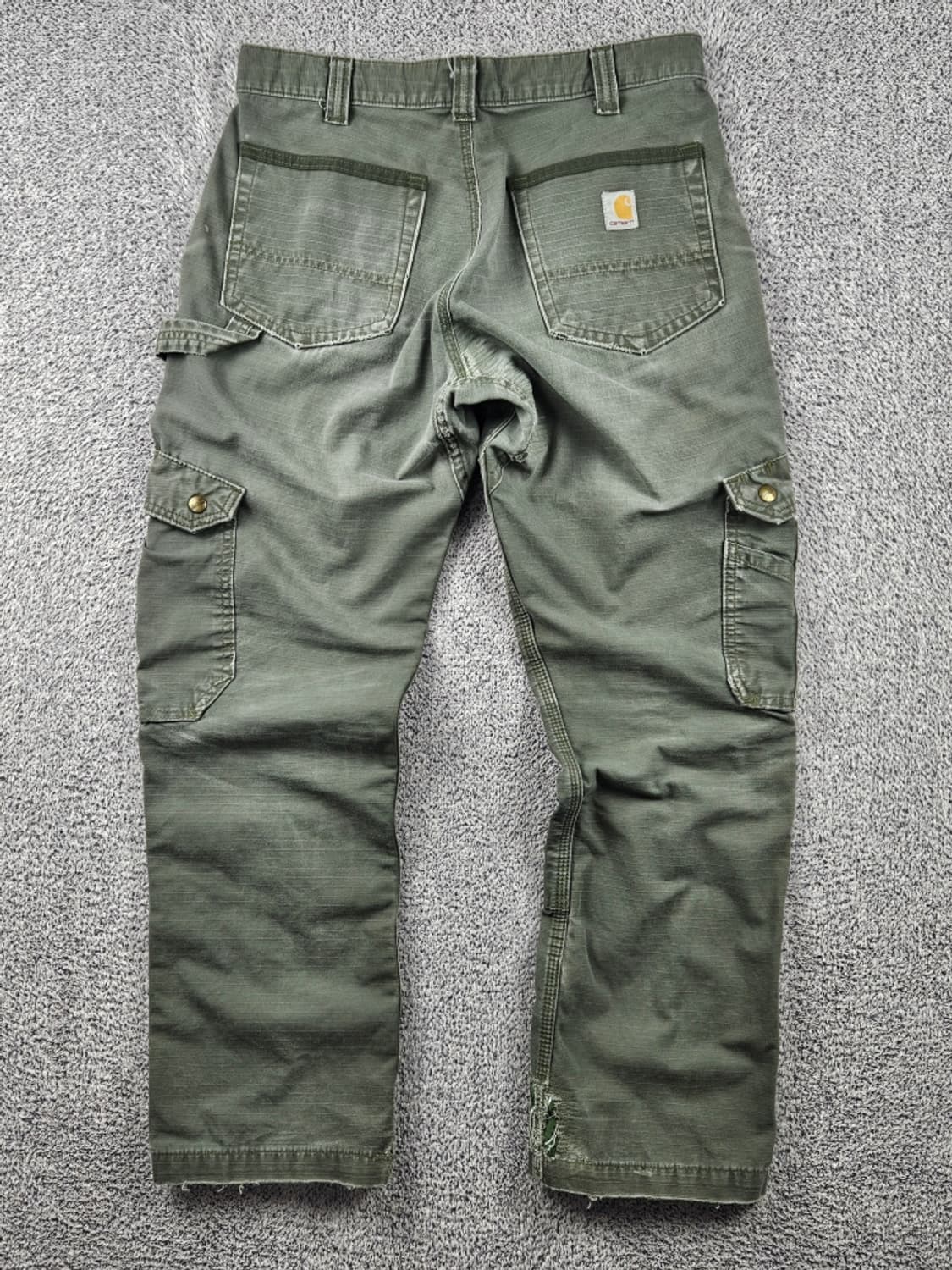 칼하트 리페어 커스텀 립스탑 카고 워크 팬츠 (32X30) / 10772 상품이미지4