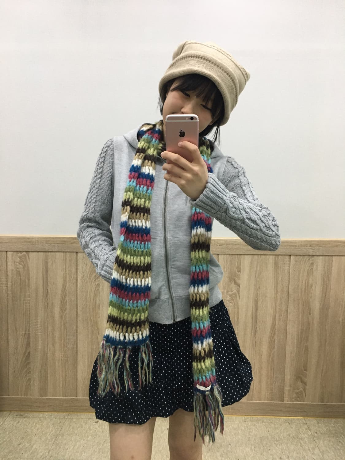 Sorridere knit hood zip up 상품이미지2