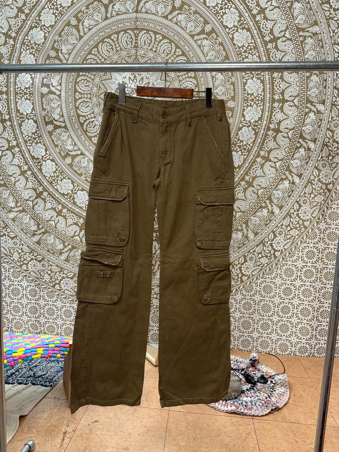 오츠 베이지 카고팬츠  상품이미지3