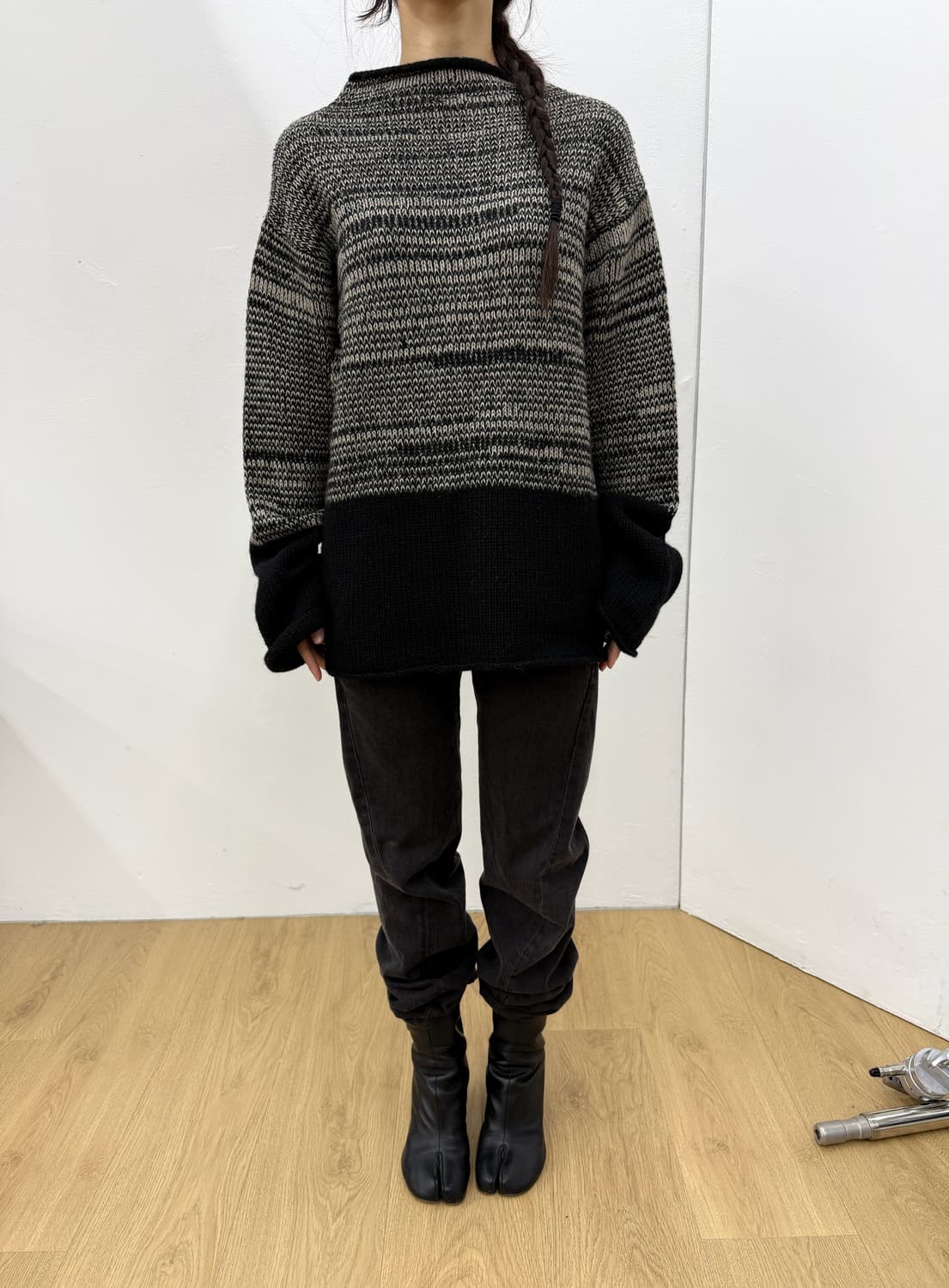 segment knit wear (japan vtg) 상품이미지1