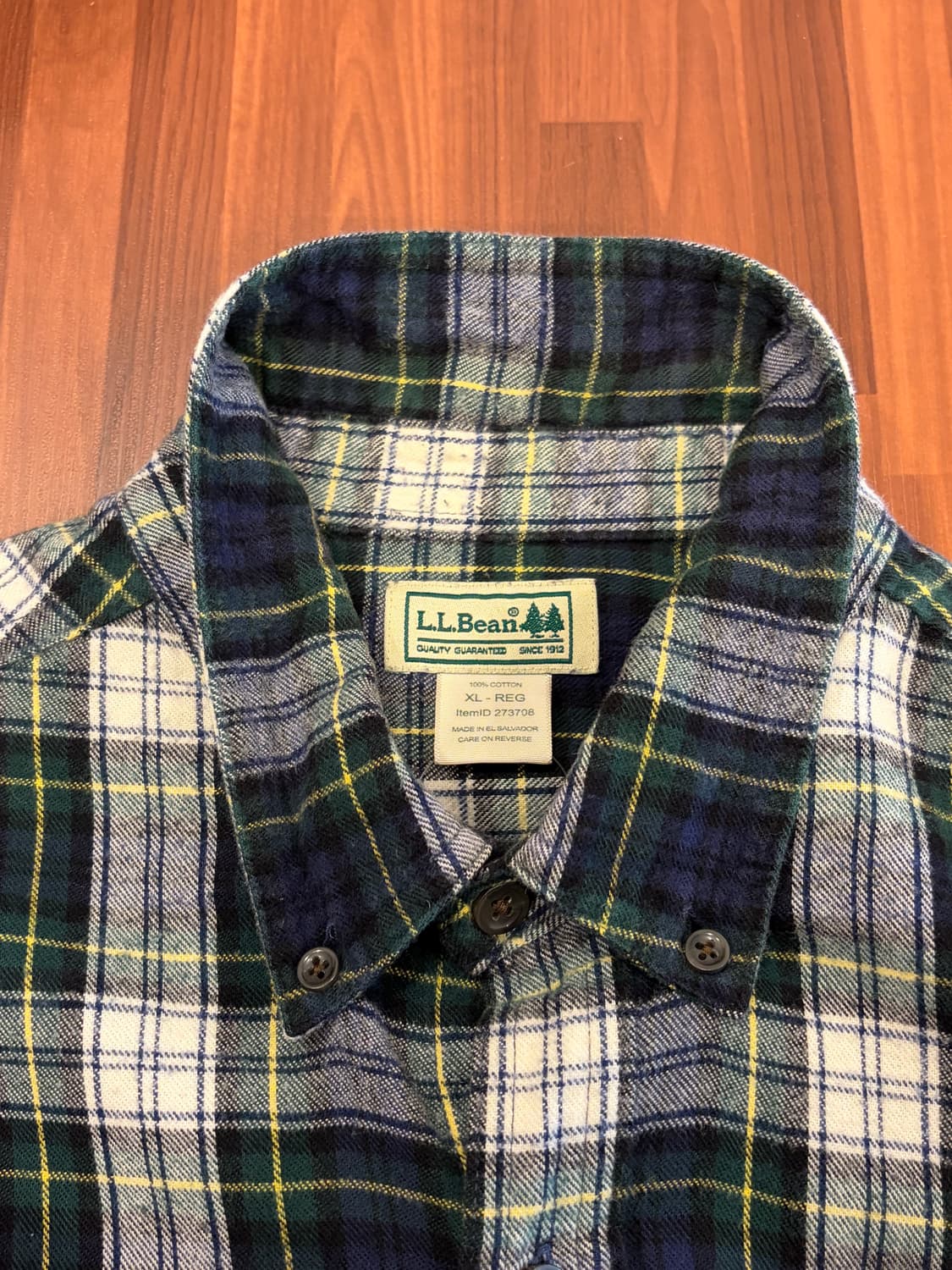 L.L.Bean 엘엘빈 플란넬 체크 셔츠 상품이미지7
