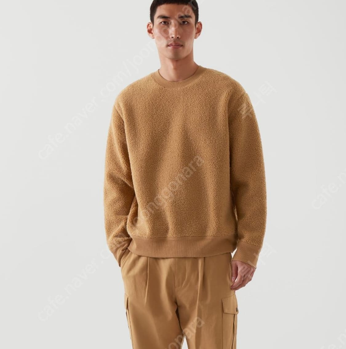 COS 릴렉스핏 테디 부클 맨투맨  상품이미지9