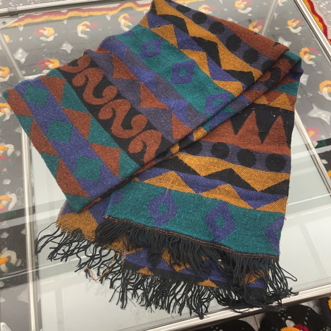 빈티지 보헤미안 인디언 패턴 목도리 머플러 C06914 상품이미지3