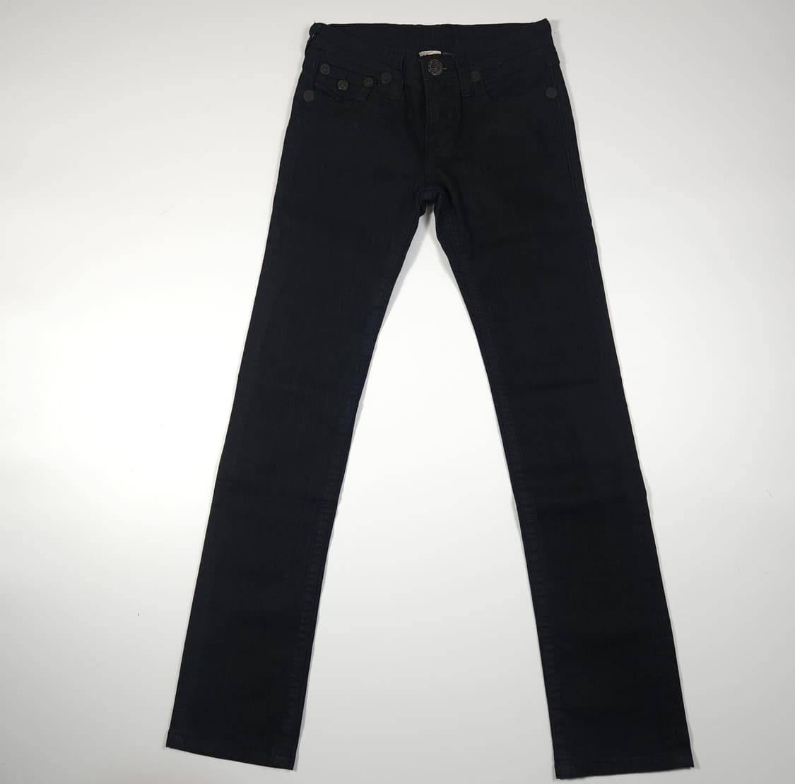 트루릴리전 로우라이즈 블랙진 상품이미지1