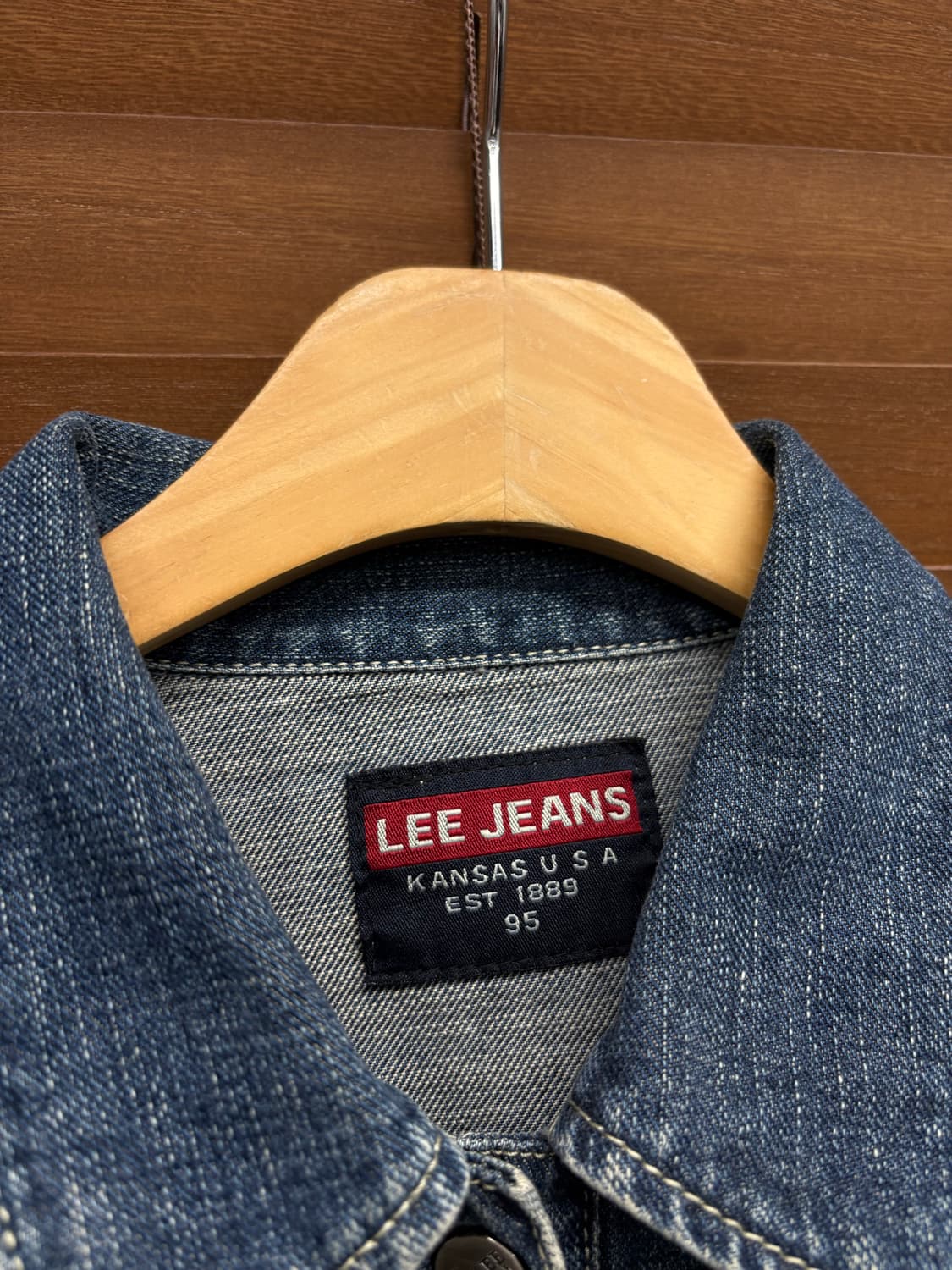 LEE 리 진스 워싱 데님 자켓 상품이미지5