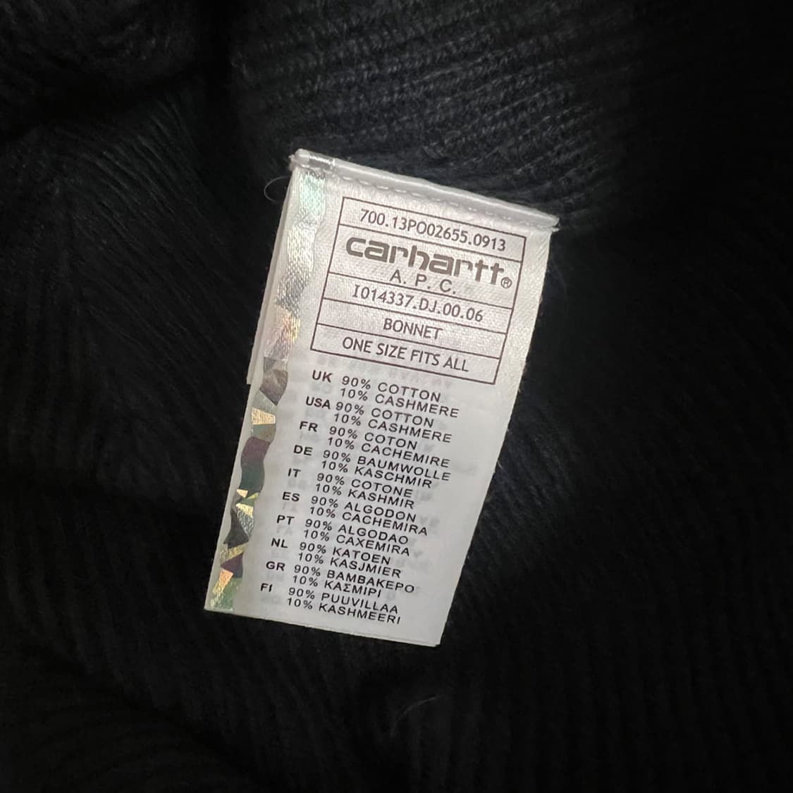 칼하트 x 아페쎄 A.P.C 롱 비니 상품이미지3