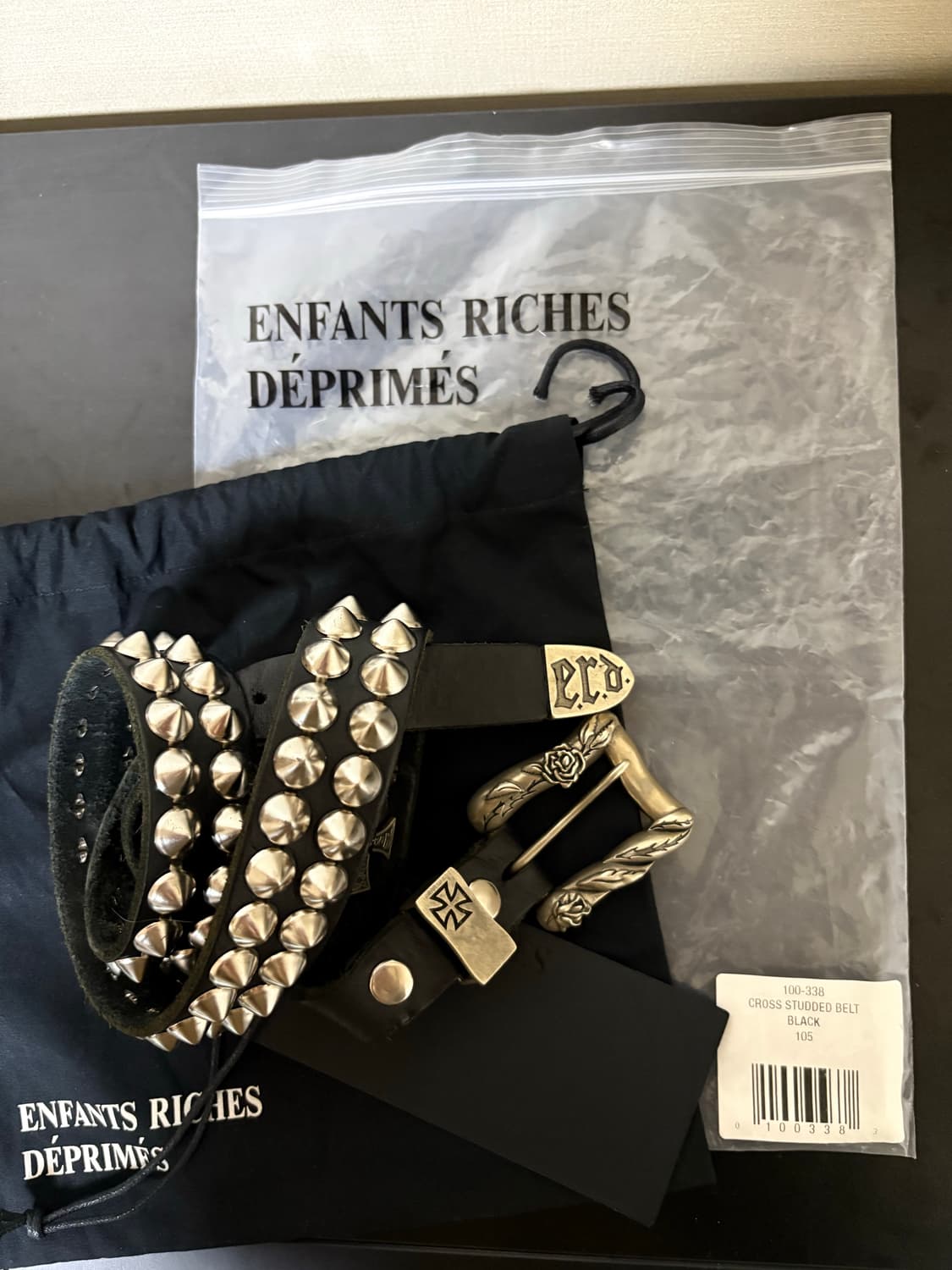 앙팡 리쉬 데프리메 크로스 스터드 벨트 95 풀구성품 상품이미지3