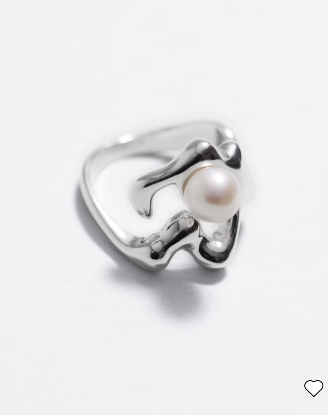 앤아더스토리즈 반지 프레시워터 펄 링 담수 진주 실버링 상품이미지1
