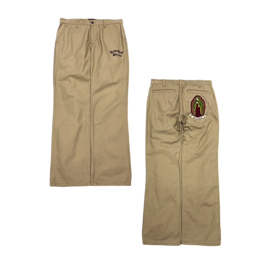 JPN 제팬 마리아 자수 워크클로딩 팬츠 상품이미지1