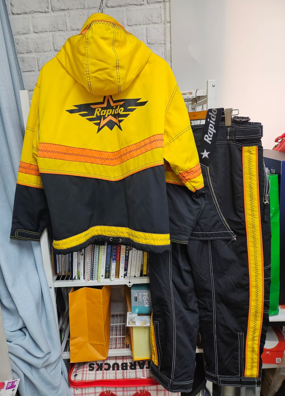 97년 무주 천주 라피도 빈티지 스키복 100/34 상하의세트 XD64 상품이미지5