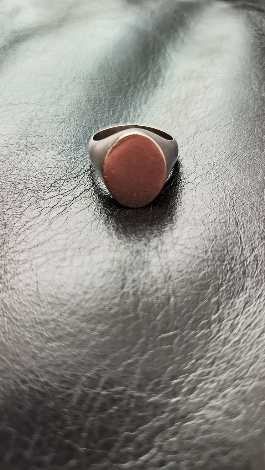 메종마르지엘라 실버 시그넷링 실버925 7사이즈(국내21호) 상품이미지1