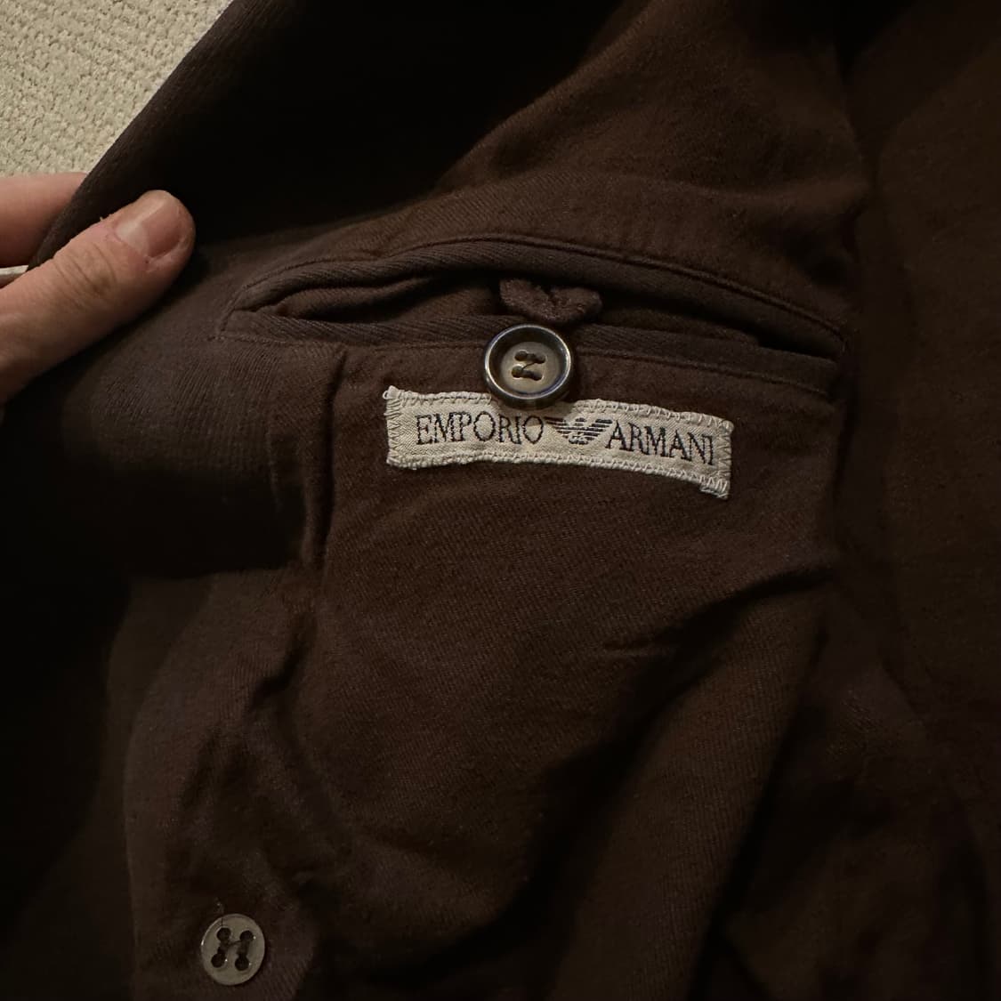 80s 아르마니 Emporio Armani 더블 브레스티드 자켓 상품이미지6