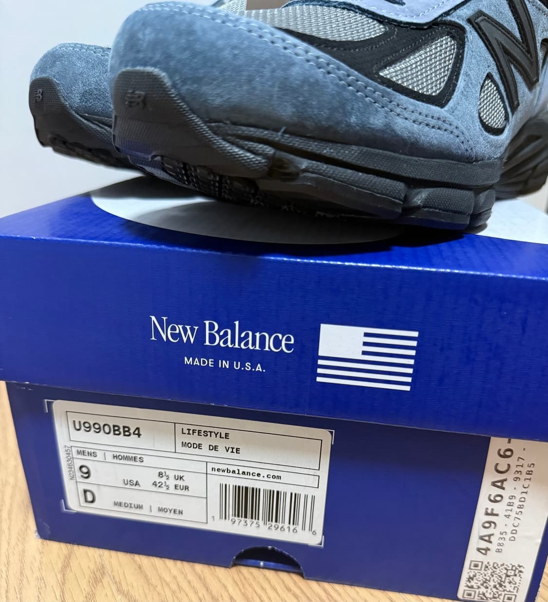 뉴발란스 990v4 아크틱 그레이 상품이미지4