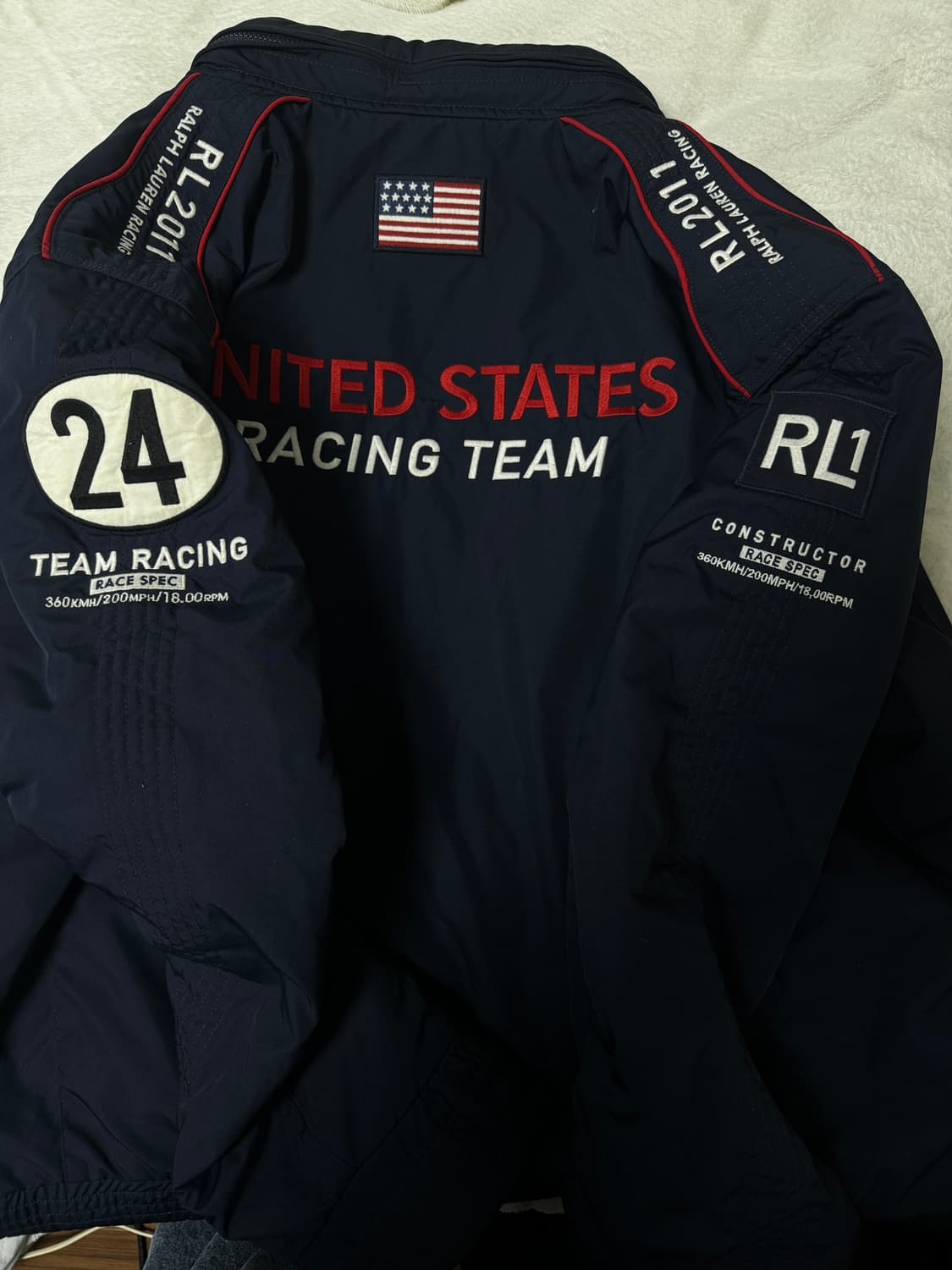 폴로 레이싱 usa 자켓xl 상품이미지2