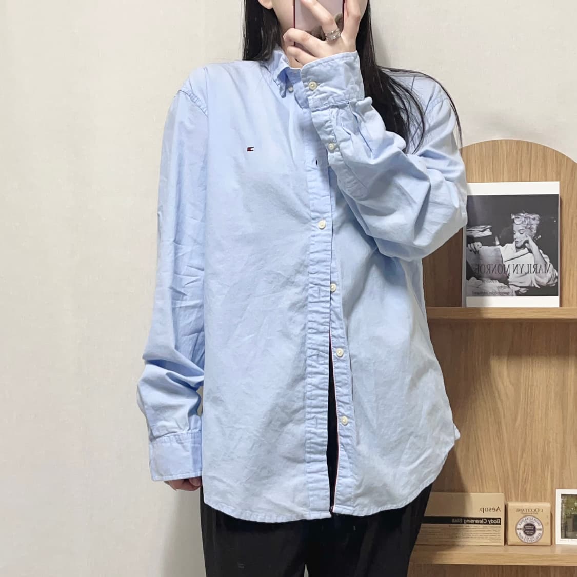 [정품] 타미 소라 솔리드 셔츠 [ L ] 상품이미지2