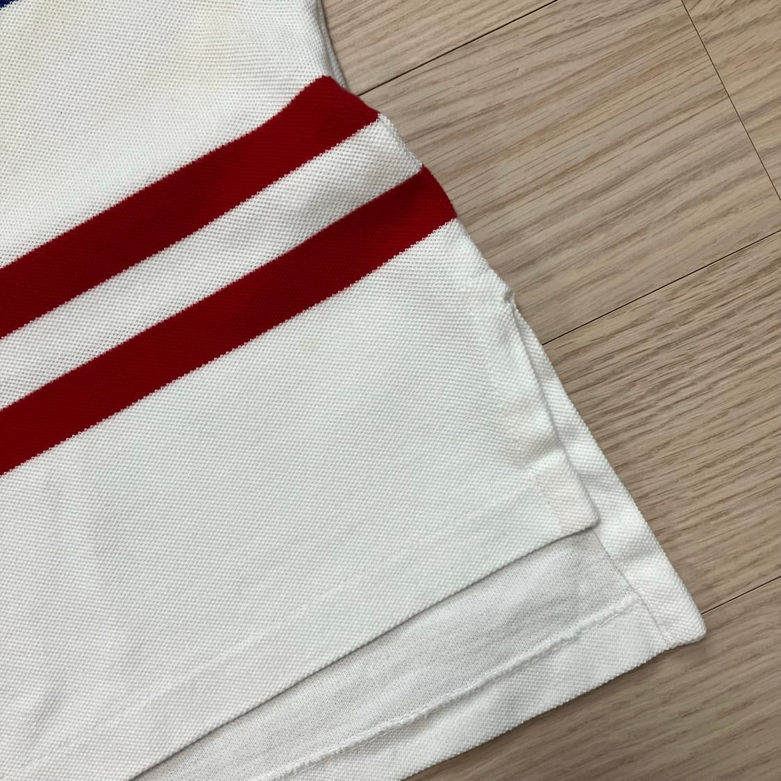 [Polo] 90s 폴로 랄프로렌 멀티 스트라이프 반팔 카라티 상품이미지6