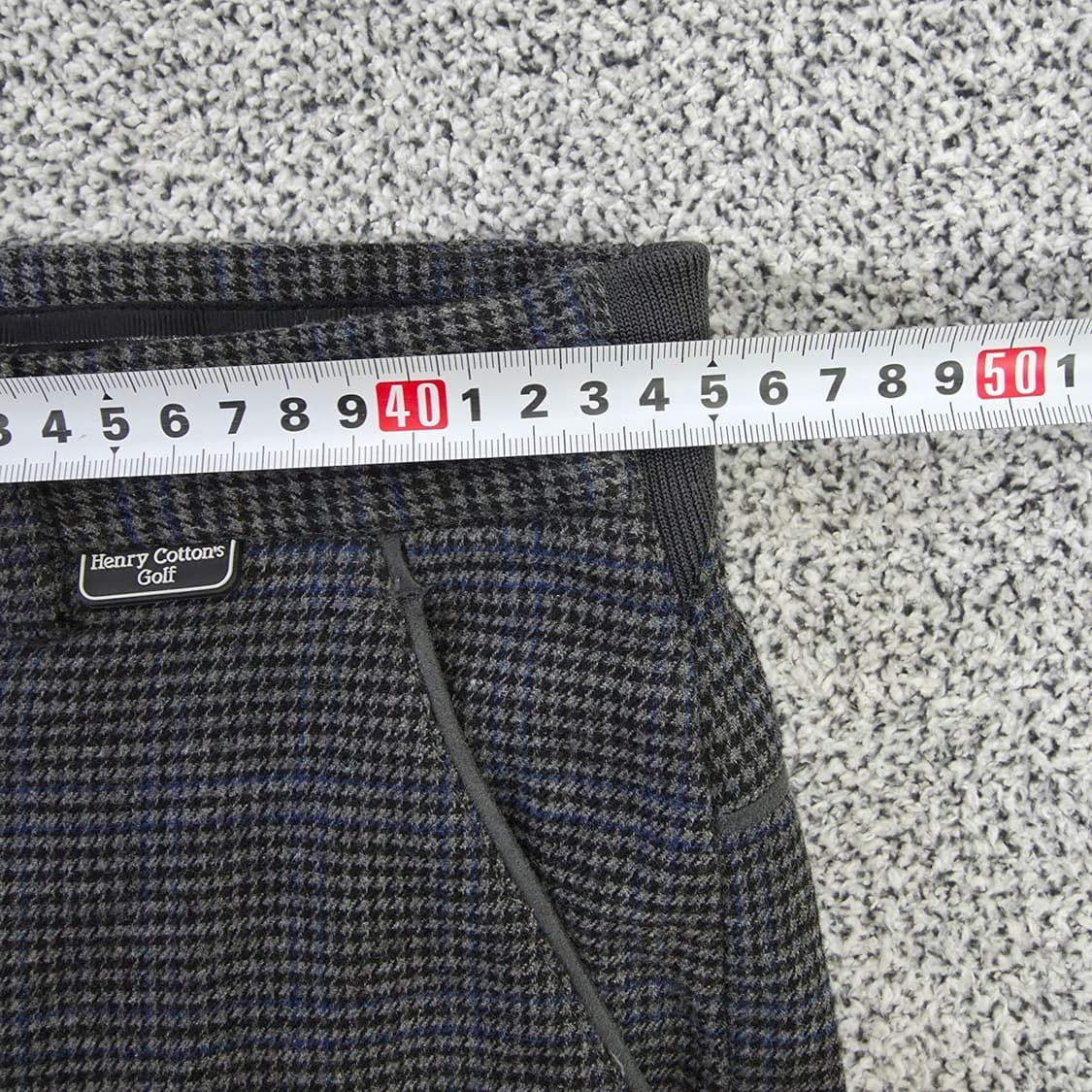[실측확인] 헨리코튼 남성 골프 하운드투스체크 코튼바지 0119J 상품이미지7