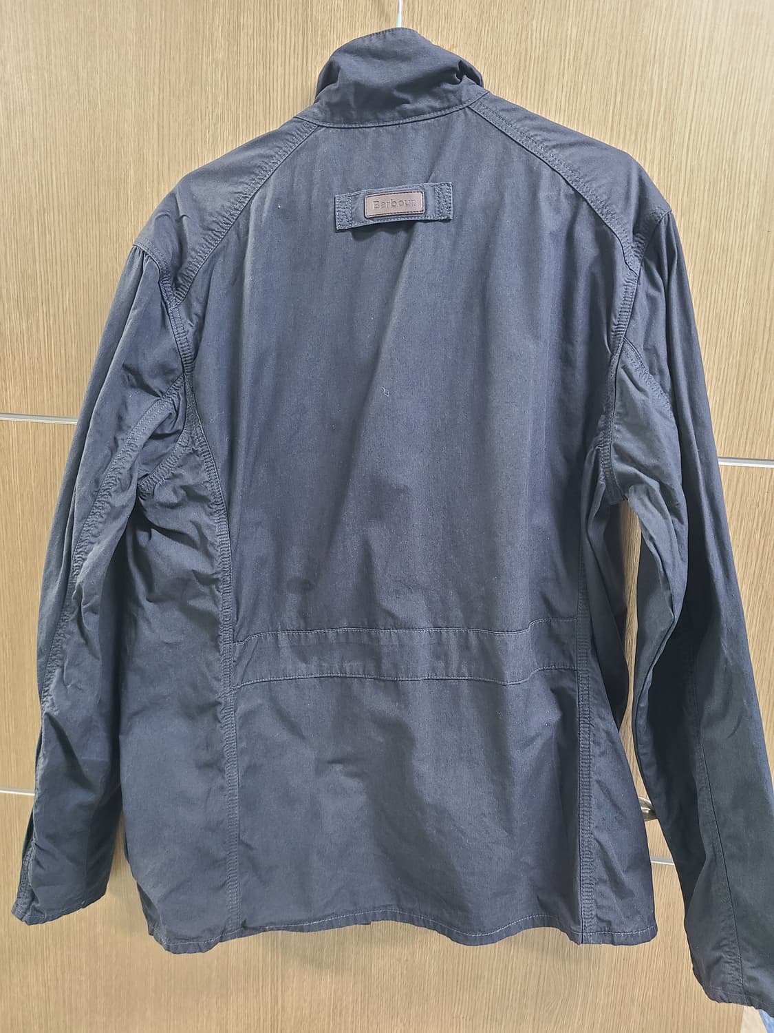 바버 네이비 포켓 코튼 자켓  상품이미지5