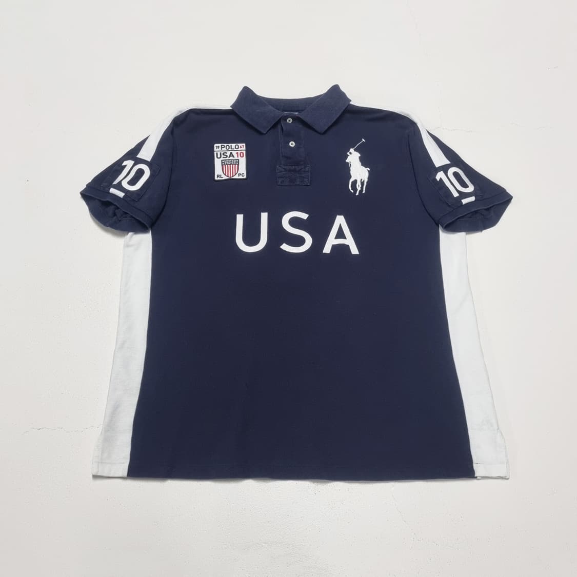 폴로 빅포니 USA 성조기 PK 카라티 - XL 상품이미지4