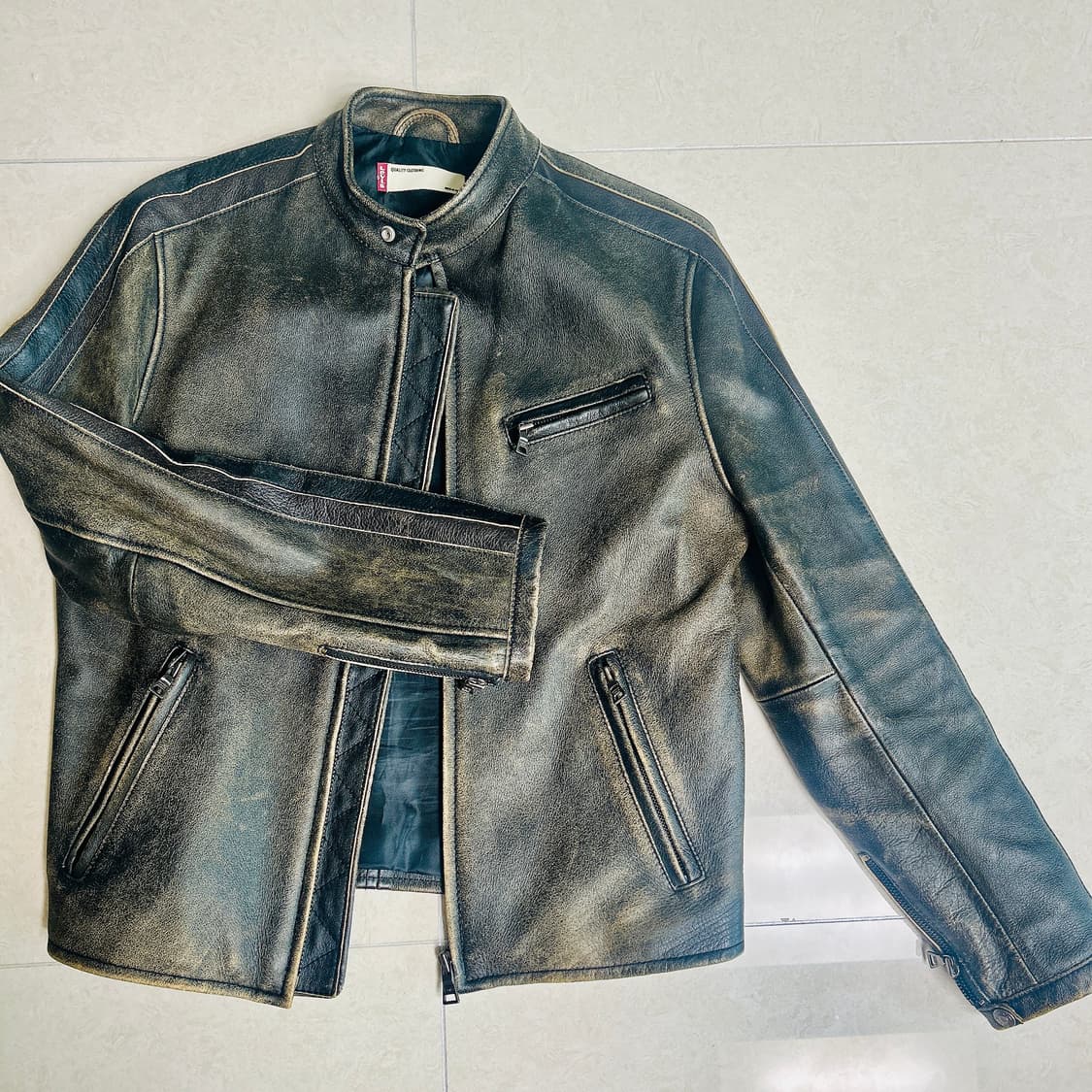 리바이스 빈티지 소가죽자켓 상품이미지1