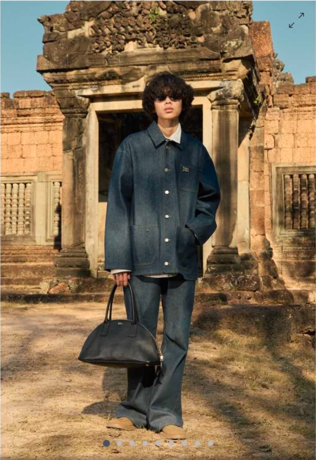 stu 24ss 인디고 데님 워크자켓 m사이즈 상품이미지1