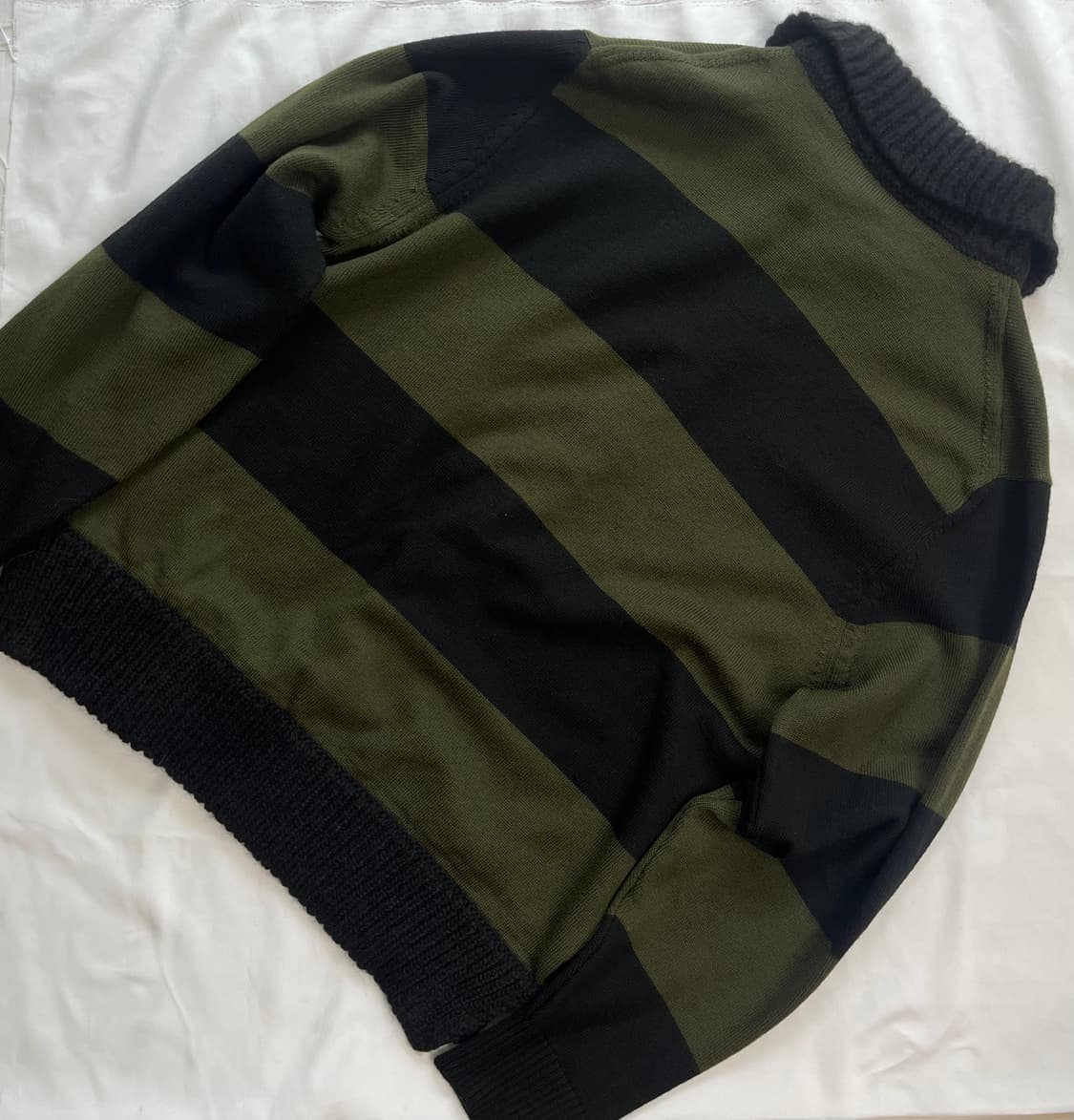 L) 시몬로샤 Fuzzy Collar Striped Rugby Knit 상품이미지4