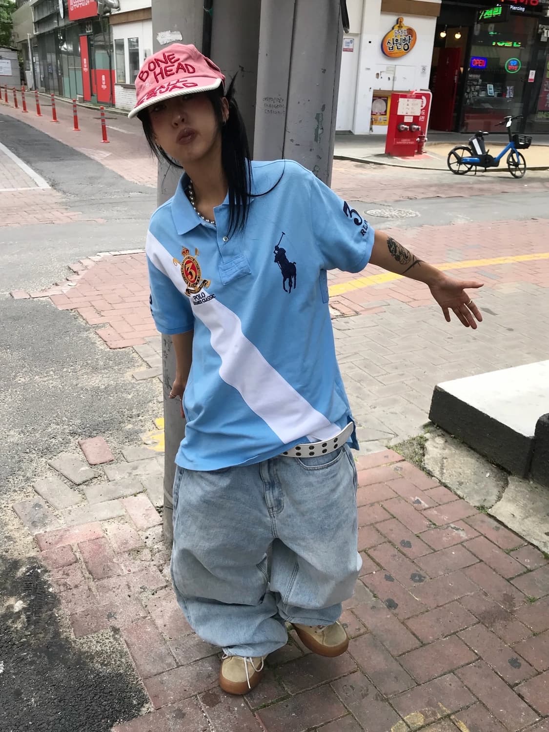 Polo Big Pony PK T-shirt (🩵Rare🩵)  상품이미지2