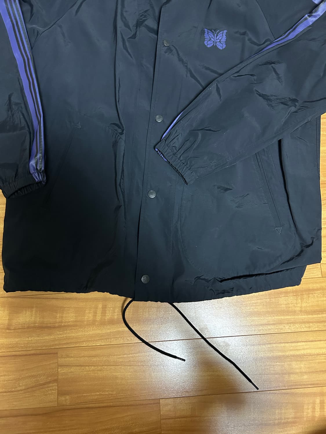 니들스 나일론 블랙 코치자켓 상품이미지6