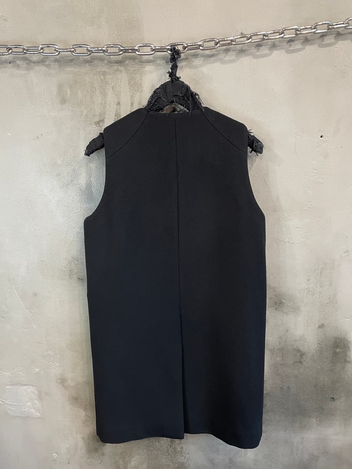 캘빈 클라인 레더 트리밍 울 베스트 상품이미지8