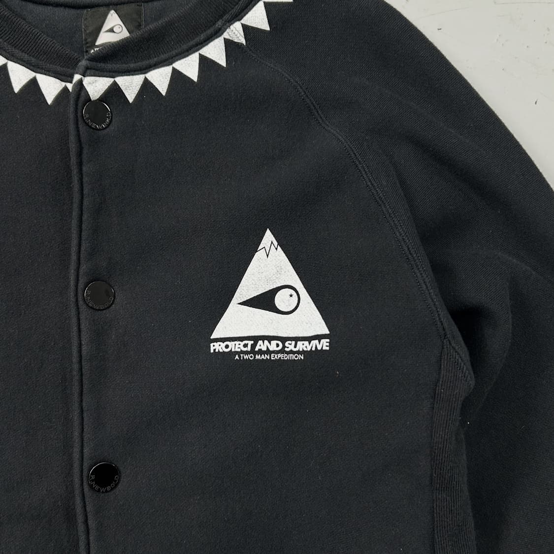 알뉴볼드 X GOODHOOD 스웻 스타디움 자켓 상품이미지4