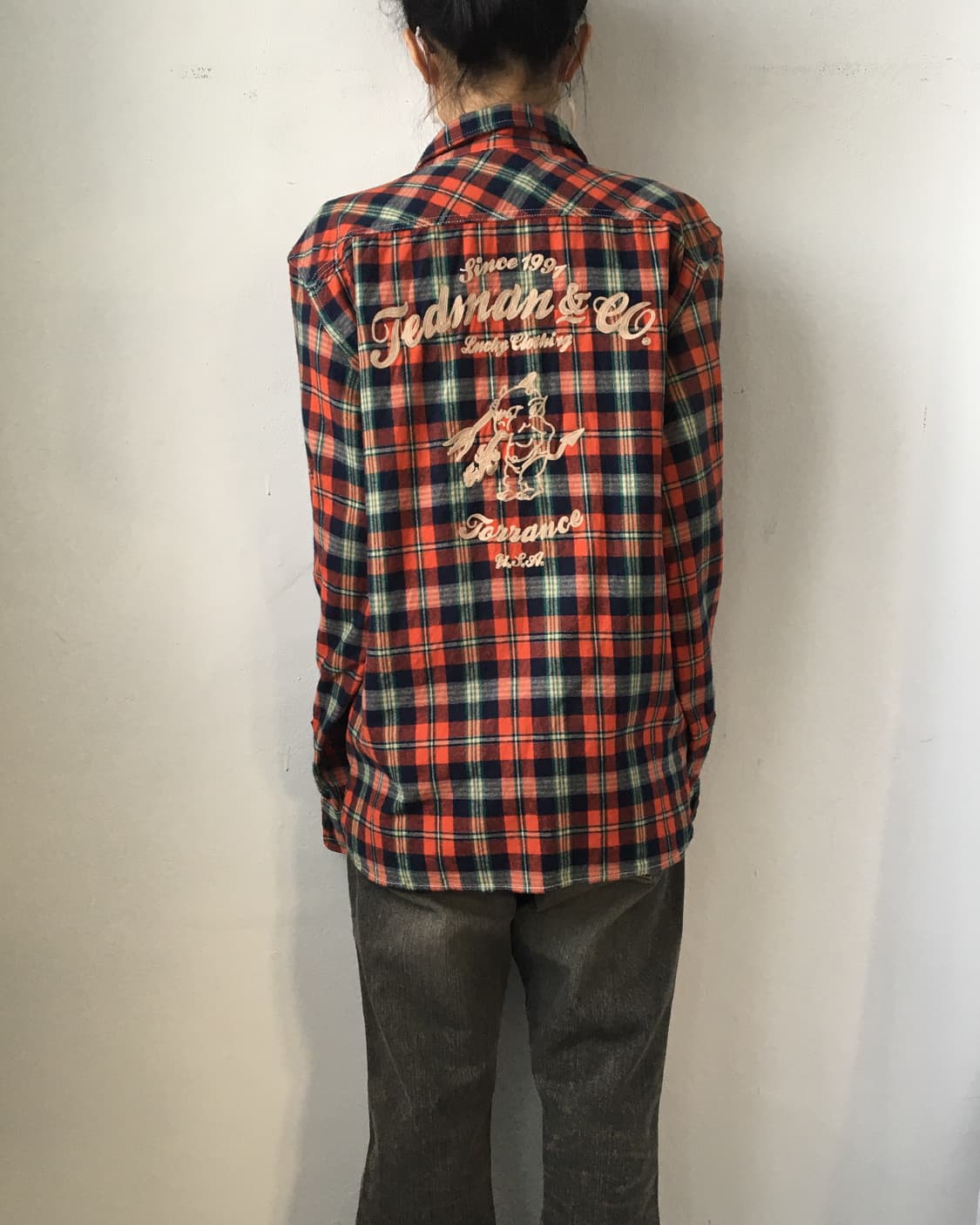 Ted company check pattern shirt 상품이미지5